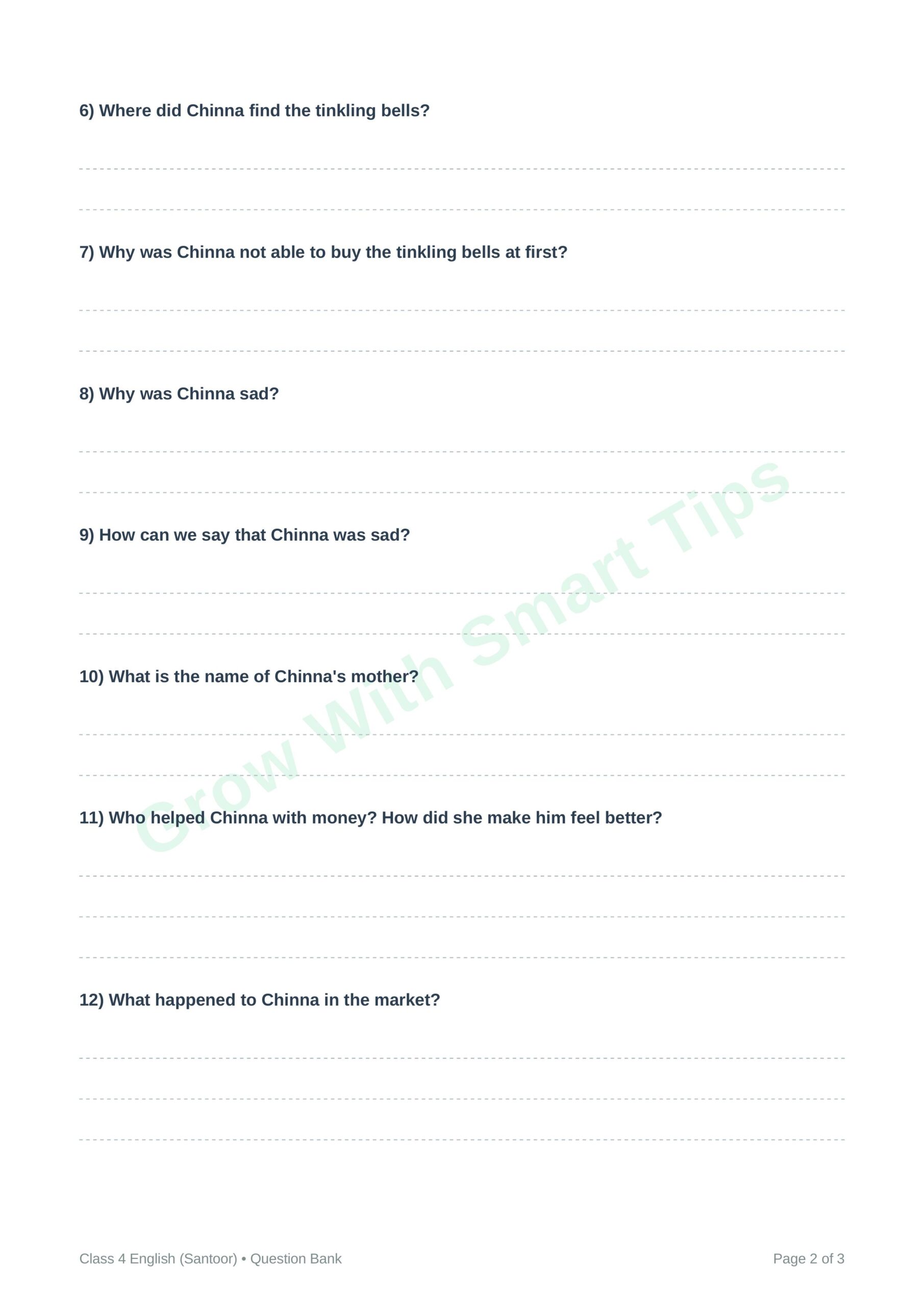 Chinna_Text_WorksheetClass 4 2