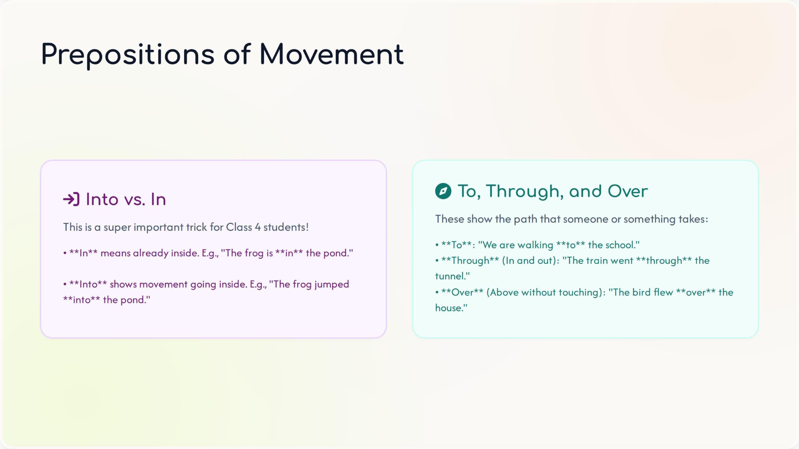 Prepositions and their Types - Class 4 Grammar-images7