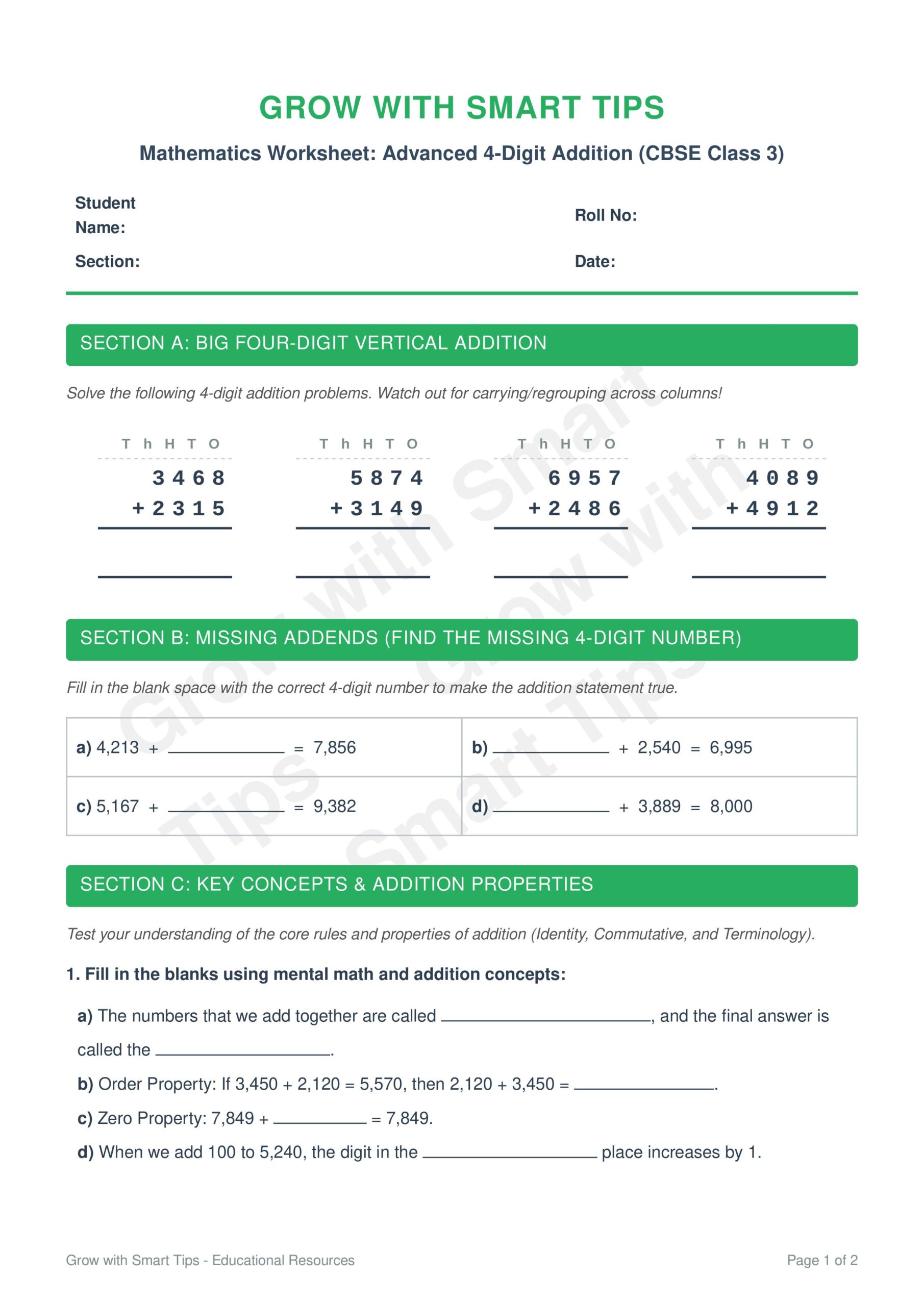 cbse_class3_addition_worksheet 1