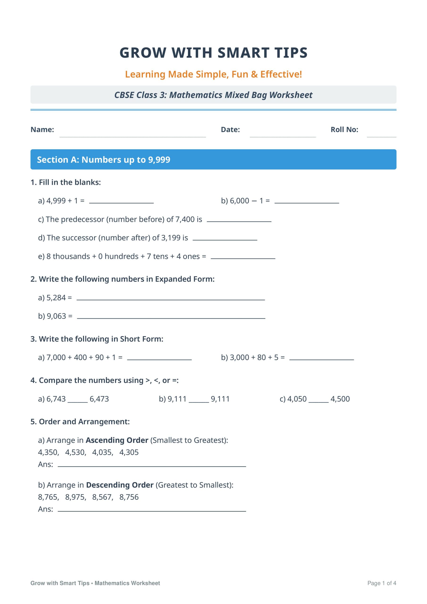 cbse_class3_math_worksheet 1