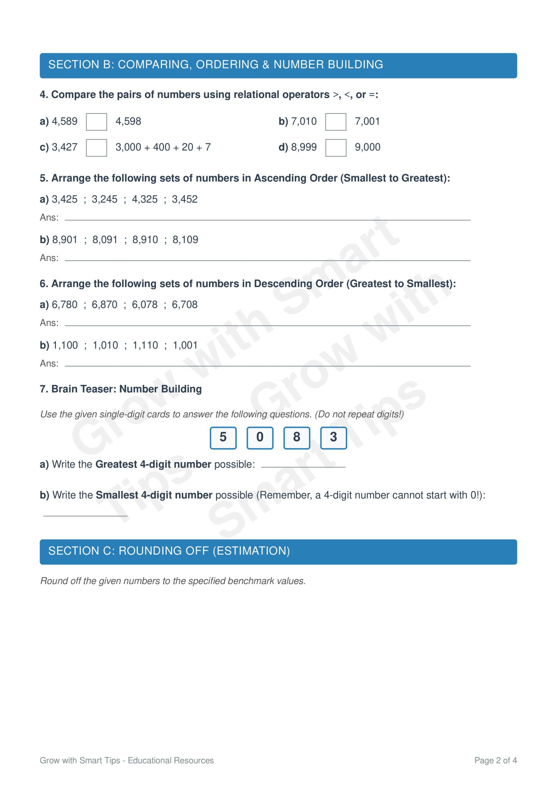 cbse_class4_maths_worksheet 2